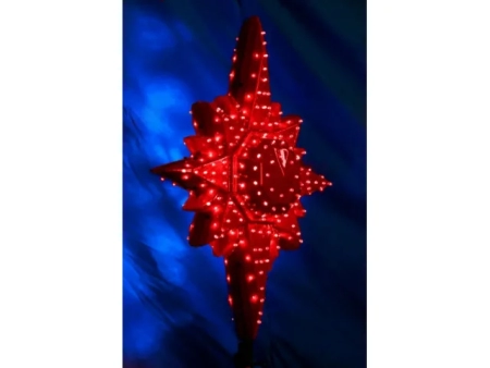 Изображение Светодиодная игрушка Полярная звезда 550 мм Цвет Красный  интернет магазин Иватек ivatec.ru