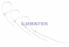 Изображение Хомут-стяжка нейлоновая REXANT 150x2,5 мм, белая, 25 шт/пак, уп 10пак  интернет магазин Иватек ivatec.ru