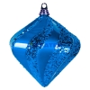 Изображение Елочная фигура "Алмаз", 20 см, цвет синий, упак 4 шт.  интернет магазин Иватек ivatec.ru