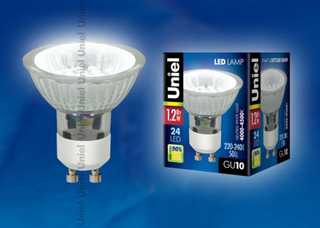 Изображение LED-JCDR-SMD-1,2W/NW/GU10 75 Lm Светодиодная лампа. Картонная упаковка.  интернет магазин Иватек ivatec.ru