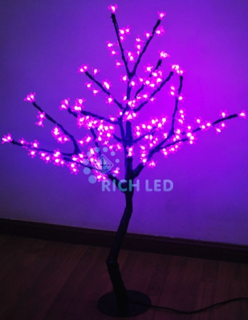 Изображение Светодиодное дерево Сакура 1,1х0,75м, розовый, 200LED, 24В, фиксинг, IP65 (RL-TRC24-110*75-200-P)  интернет магазин Иватек ivatec.ru