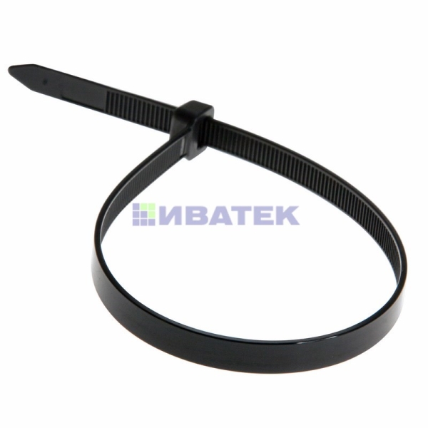 Хомут-стяжка кабельная нейлоновая REXANT 350 x7,6мм, черная, упаковка 5 пак, 100 шт/пак.