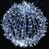 Изображение Шар светодиодный на столб, диаметр 90 см, 320 светодиодов, нить 32м, цвет белый  интернет магазин Иватек ivatec.ru