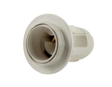 Изображение Патрон Е14-ППК пластиковый с прижимным кольцом IN HOME  интернет магазин Иватек ivatec.ru