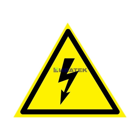 Изображение Наклейка знак электробезопасности «Опасность поражения электротоком» 85х85х85 мм REXANT 20шт  интернет магазин Иватек ivatec.ru
