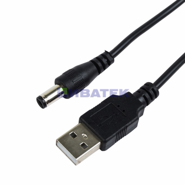 Кабель USB штекер - DC разъем питание 2,1х5,5 мм, длина 1,5 метра REXANT