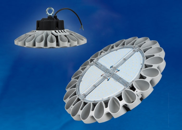 ULY-U30C-100W/NW IP65 SILVER Светильник светодиодный промышленный. Белый свет (4000K). Угол 120 градусов. TM Uniel.