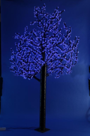 Изображение Светодиодное дерево "Сакура" 2,4 м, 1728 диодов цв. синий  интернет магазин Иватек ivatec.ru