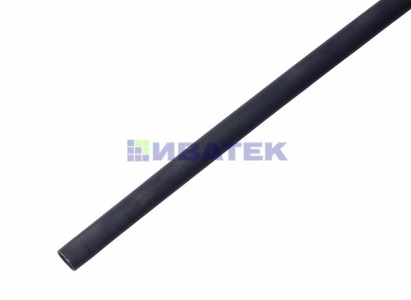 Термоусаживаемая трубка клеевая REXANT 12,0/4,0 мм, черная, упаковка 10 шт. по 1 м