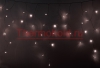 Изображение Гирлянда новогодняя Айсикл (бахрома) светодиодный, 4,8 х 0,6 м, прозрачный провод, диоды ТЕПЛО-БЕЛЫЕ  интернет магазин Иватек ivatec.ru
