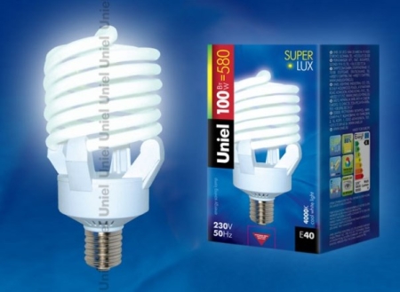 Изображение ESL-S23-100/4000/E40 Лампа энергосберегающая. Картонная упаковка  интернет магазин Иватек ivatec.ru