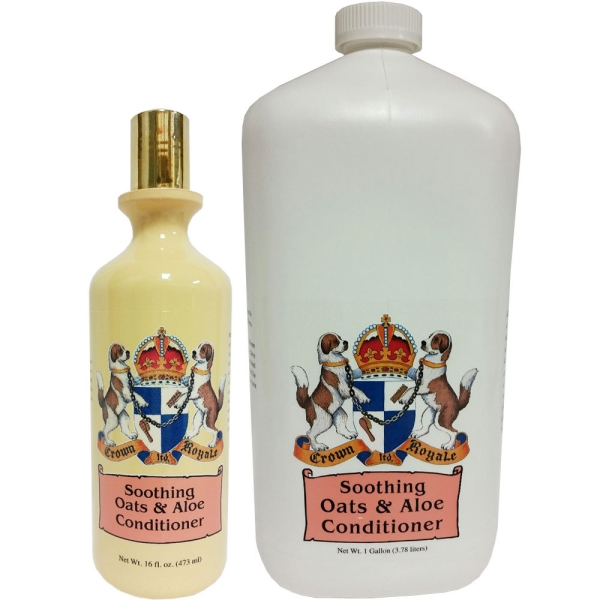 Кондиционер Crown Royale с овсом и алое для чувствительной кожи (концентрат), 3,8 л
