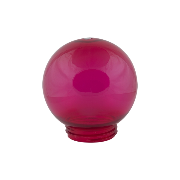 UFP-R150A RED Рассеиватель в форме шара для садово-парковых светильников. Диаметр — 150мм. Тип соединения с крепежным элементом - резьбовой. Материал
