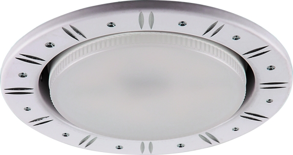 Светильник точечный "Tablet Metal", DL393 11W 230V  GX53, "круг",  без лампы, белый