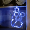 Изображение Фигура светодиодная "Снеговик" на присоске с подвесом, БЕЛЫЙ  интернет магазин Иватек ivatec.ru