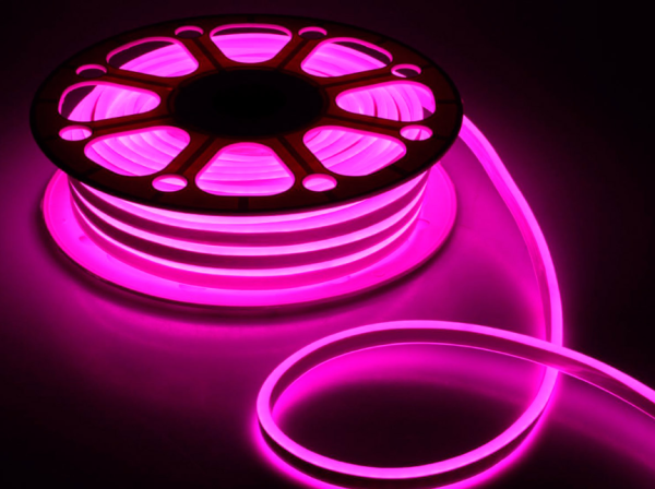 23-404 LED Neon-Light 24V,двухсторонний (20*8 мм),розовый
