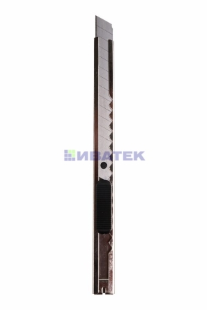 Изображение Нож с сегментированным лезвием 9 мм, корпус металлический, c клипсой REXANT  интернет магазин Иватек ivatec.ru