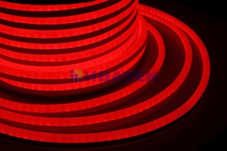 Изображение Гибкий Неон LED SMD, красный, 120 LED/м, бухта 50м  интернет магазин Иватек ivatec.ru