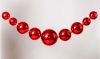 Изображение Елочное украшение Бусы из шаров 1300мм цвет Красный  интернет магазин Иватек ivatec.ru