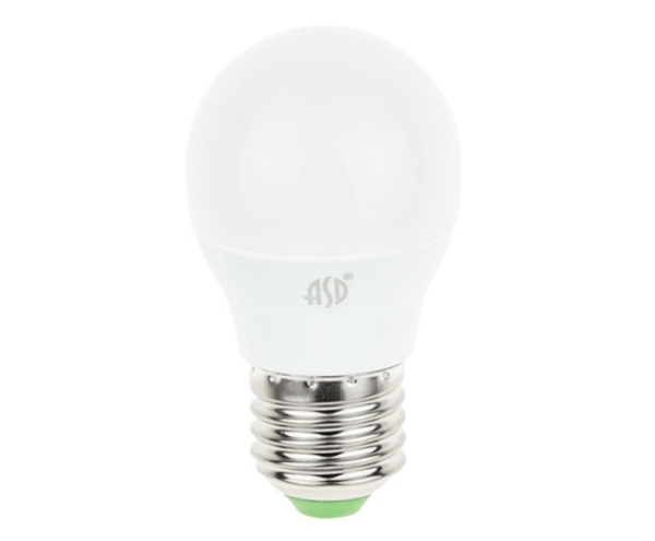 Лампа светодиодная LED-ШАР-standard 3.5Вт 230В Е27 3000К 320Лм ASD