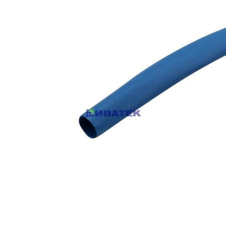 Изображение Трубка термоусаживаемая 4,0/2,0 мм синяя, ролик 2,44 м REXANT  интернет магазин Иватек ivatec.ru