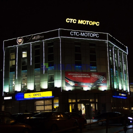 Изображение Гибкий неон светодиодный, постоянное свечение, белый, 220В, 4Вт/м, бухта 50м  интернет магазин Иватек ivatec.ru