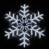 Изображение Фигура световая "Снежинка" цвет Белый, размер 95*95 см,  мерцающая  Neon-Night  интернет магазин Иватек ivatec.ru