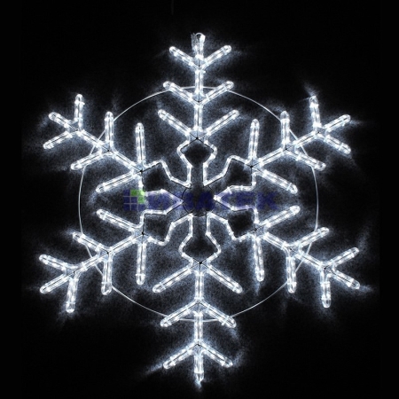 Изображение Фигура световая "Снежинка" цвет Белый, размер 95*95 см,  мерцающая  Neon-Night  интернет магазин Иватек ivatec.ru