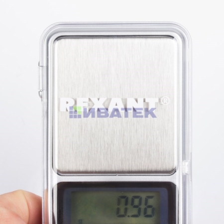 Изображение Весы карманные электронные от 0,01 до 200 грамм  REXANT  интернет магазин Иватек ivatec.ru