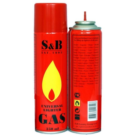 Изображение Газ для заправки зажигалок, горелок S&B, арт 14842  интернет магазин Иватек ivatec.ru