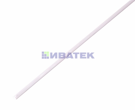 Изображение Термоусадочная трубка REXANT 3,0/1,5 мм, белая, упаковка 50 шт. по 1 м  интернет магазин Иватек ivatec.ru
