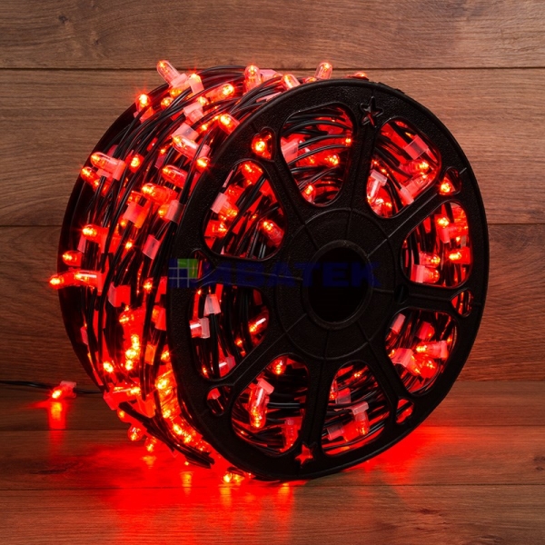 Гирлянда "LED ClipLight" 12V 150 мм, цвет диодов Красный(упак 100м)
