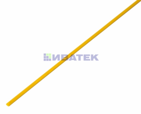 Изображение Термоусаживаемая трубка REXANT 1,0/0,5 мм, желтая, упаковка 50 шт. по 1 м  интернет магазин Иватек ivatec.ru