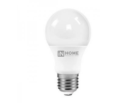 Изображение Лампа светодиодная LED-A60-VC 10Вт 230В Е27 4000К 950Лм IN HOME  интернет магазин Иватек ivatec.ru