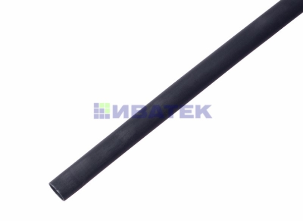 Термоусаживаемая трубка клеевая REXANT 18,0/6,0 мм, черная, упаковка 10 шт. по 1 м