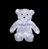 Изображение Акриловая светодиодная фигура "Медвежонок" 30 см, 80 светодиодов, IP 44, понижающий трансформатор в  интернет магазин Иватек ivatec.ru