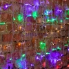 Изображение Гирлянда "Светодиодный Дождь" 2х1,5м, постоянное свечение, прозрачный провод, 220В, диоды МУЛЬТИ  интернет магазин Иватек ivatec.ru