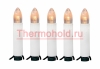 Изображение Гирлянда новогодняя "Свечи LED"  6 м, 30 диодов, цвет теплый белый  интернет магазин Иватек ivatec.ru