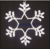 Изображение Фигура световая "Снежинка" цвет Белый, размер 55*55 см, мерцающая  Neon-Night  интернет магазин Иватек ivatec.ru