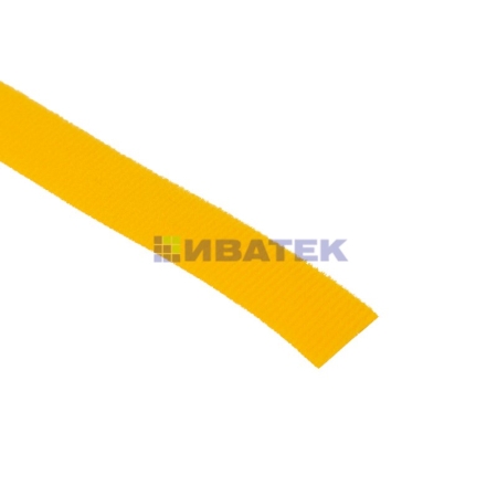 Изображение Лента-липучка многоразовая 5 м х 20 мм, желтая (1 шт.) REXANT  интернет магазин Иватек ivatec.ru