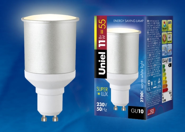 ESL-JCDR FR-11/2700/GU10/A Лампа энергосберегающая. Картонная упаковка