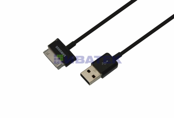 USB кабель для Samsung Galaxy tab шнур 1 м черный