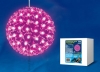 Изображение Шар светодиодная новогодняя фигура . ULD-H2121-200/DTA PINK IP20 SAKURA BALL  интернет магазин Иватек ivatec.ru
