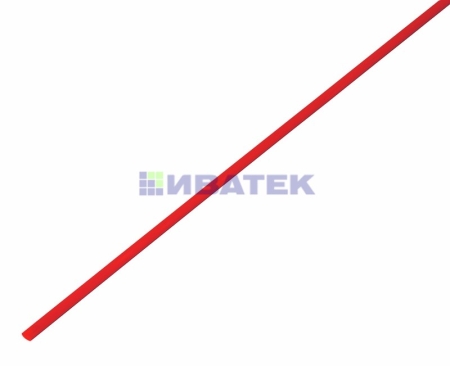 Изображение Термоусаживаемая трубка REXANT 1,0/0,5 мм, красная, упаковка 50 шт. по 1 м  интернет магазин Иватек ivatec.ru