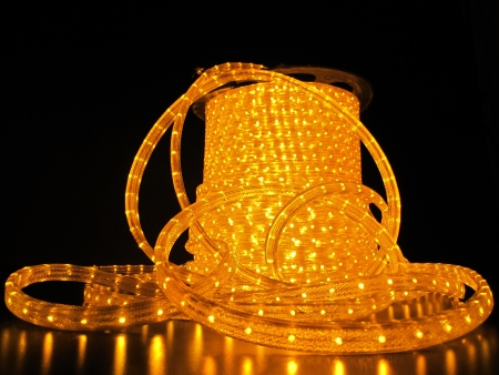 Изображение Дюралайт LED фиксинг, желтый, 220V, сечение 11*18мм, бухта 100м LED-XF-2W-100M-240V- Y (2м) (FS-000  интернет магазин Иватек ivatec.ru
