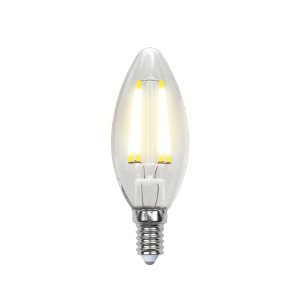Изображение LED-C35-7,5W/NW/E14/CL GLA01TR Лампа светодиодная. Форма "свеча", прозрачная. Серия Air. Белый свет (4000K). Картон. ТМ Uniel  интернет магазин Иватек ivatec.ru