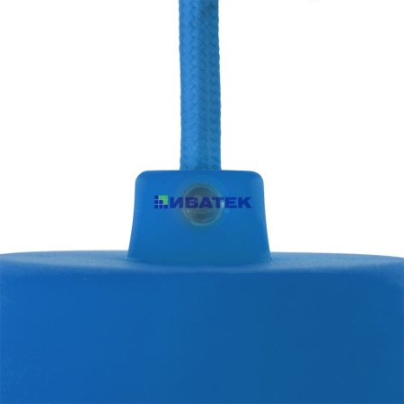 Изображение Патрон E27 силиконовый со шнуром 1 м синий REXANT  интернет магазин Иватек ivatec.ru