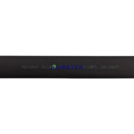 Изображение Термоусаживаемая трубка двухстенная клеевая 19,1/9,55 мм черная REXANT (уп. 10 шт. по 1 м)  интернет магазин Иватек ivatec.ru