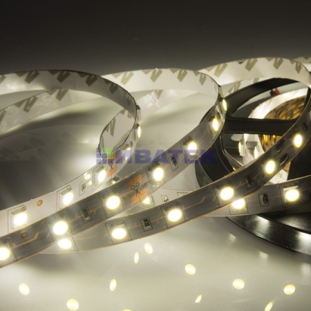 Изображение LED лента 24 В, 10 мм, IP23, SMD 5050,60 LED/m, Теплый Белый (3000 К)  интернет магазин Иватек ivatec.ru