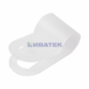 Изображение Кабельная скоба под винт REXANT 5 мм, белая, упаковка 50 шт.  интернет магазин Иватек ivatec.ru